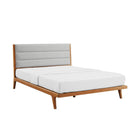 Greenington Mercury Upholstered Queen Platform Bed, Amber-Modern Room Deco-Bamboo bed