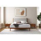 Greenington Mercury Upholstered Queen Platform Bed Amber - Bedroom Beds