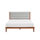 Greenington Mercury Upholstered Eastern King Platform Bed Amber - Bedroom Beds