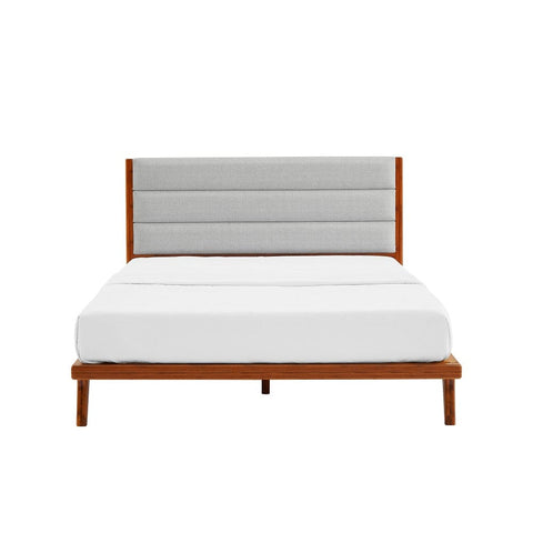 Greenington Mercury Upholstered Eastern King Platform Bed,  Amber-Modern Room Deco