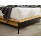 Greenington Santa Cruz King Platform Bed with Fabric Wheat - Bedroom Beds