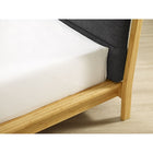 Greenington Santa Cruz King Platform Bed with Fabric Wheat - Bedroom Beds