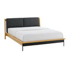 Greenington Santa Cruz Queen Platform Bed with Fabric Wheat - Bedroom Beds