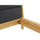 Greenington Santa Cruz Cal King Platform Bed with Fabric Wheat - Bedroom Beds