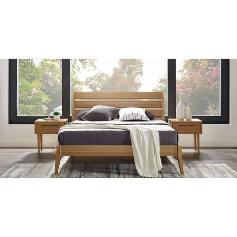 Greenington 3pc SIENNA Bamboo Queen Platform Bedroom Set - Caramelized - Bedroom