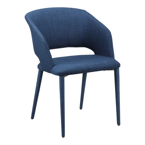 Moes William Dining Chair Navy Blue - Dining Chairs