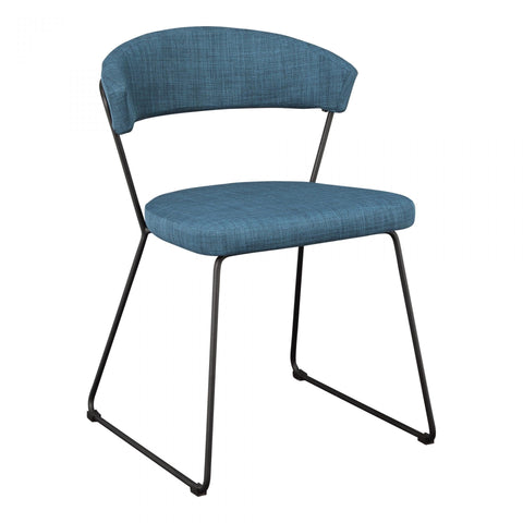 Moes Adria Dining Chair Blue-M2 - Dining Chairs