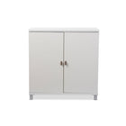 Baxton Studio Marcy Modern and Contemporary White Wood Entryway Handbags or School Bags Storage Sideboard Cabinet - Entryway Furniture