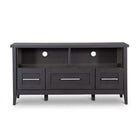 Baxton Studio Espresso TV StandThree Drawers - Living Room Furniture