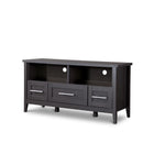 Baxton Studio Espresso TV StandThree Drawers - Living Room Furniture