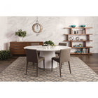 Moes Otago Oval Dining Table White - Dining Tables