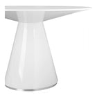 Moes Otago Dining Table Round White - Dining Tables