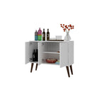 Manhattan Comfort Bromma 35.43 Buffet Stand with 3 Shelves and 3 Doors - Other Tables