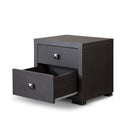 Baxton Studio Espresso Silverstone Modern Nightstand - Bedroom Furniture