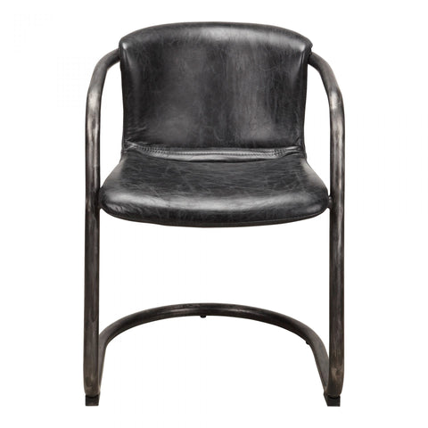 Moes Freeman Dining Chair Antique Black-M2 - Dining Chairs