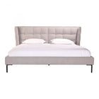 Moes Ostalo King Bed Grey - Bedroom Beds