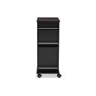 Baxton Studio Ontario Modern and Contemporary Dark Brown Wood Modern Dry Bar and Wine Cabinet - Bar Furniture