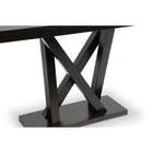 Baxton Studio Everdon Dark Brown Modern Sofa Table - Entryway Furniture
