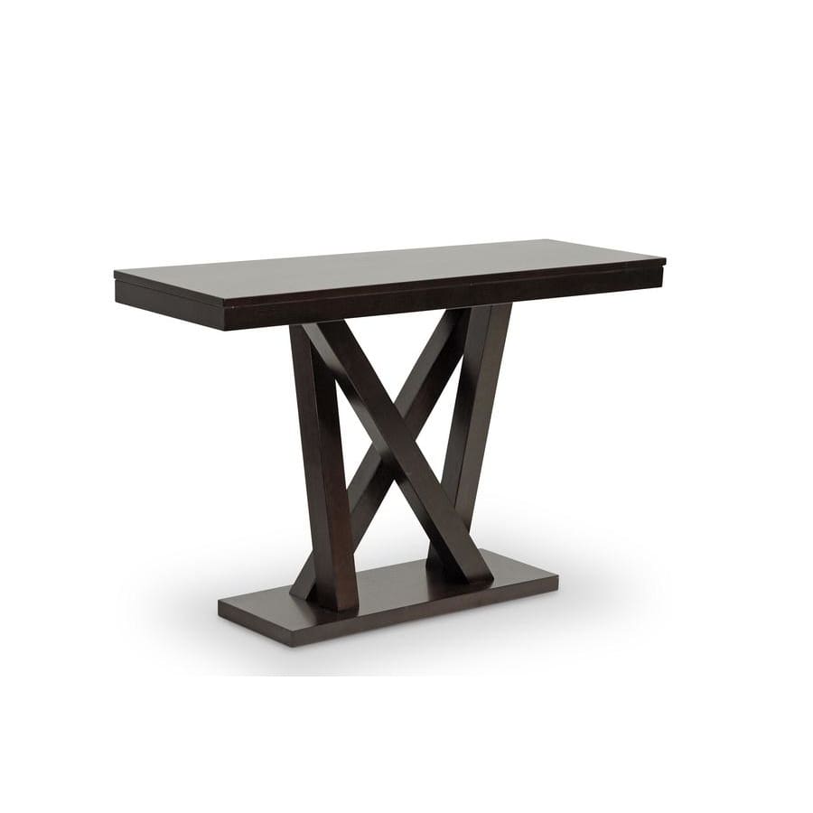 Baxton Studio Everdon Dark Brown Modern Sofa Table - Entryway Furniture