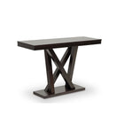 Baxton Studio Everdon Dark Brown Modern Sofa Table - Entryway Furniture