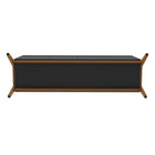 Manhattan Comfort Mid-Century Modern Gales 63.32 Sideboard with Solid Wood Legs in Matte Black