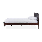 Baxton Studio Spuma Cappuccino Wood Contemporary Twin-Size Bed - Kids Room Furniture