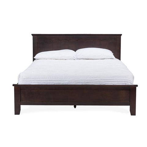 Baxton Studio Schiuma Cappuccino Wood Contemporary Twin-Size Bed - Kids Room Furniture