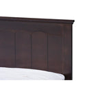 Baxton Studio Schiuma Cappuccino Wood Contemporary Twin-Size Bed - Kids Room Furniture