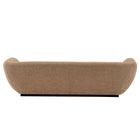 Manhattan Comfort Contemporary Ulka Boucle Sofa with Pillows in Light Brown