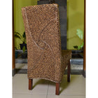 International Caravan Lambada Hyacinth Spiral Design Chair - Chairs
