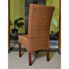 International Caravan Campbell Rattan Wicker Stained Dining Chair - Chairs
