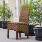 International Caravan Manila Abaca/Rattan Wicker Dining Chair - Chairs