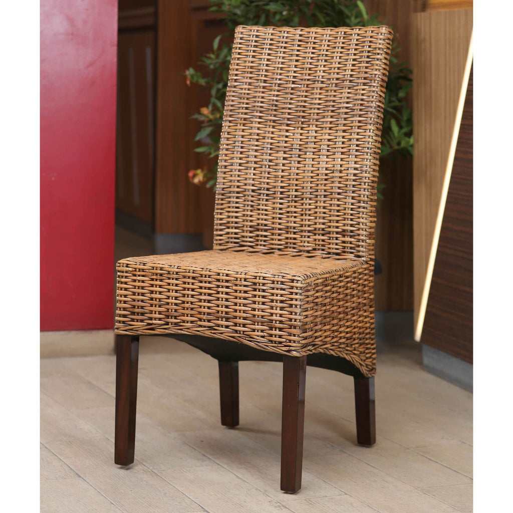 International Caravan Java Rattan Dining Chair (Set of 2) - Chairs