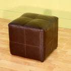 Baxton Studio Nox Dark Brown Ottoman - Living Room Furniture