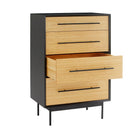 Greenington Santa Cruz 4 Drawer High Chest Wheat - Chest