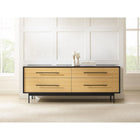 Greenington Santa Cruz 4 Drawer Double Dresser Wheat - Dressers