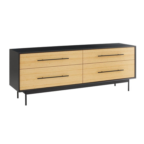 Greenington Santa Cruz 4 Drawer Double Dresser, Wheat-Modern Room Deco