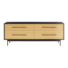 Greenington Santa Cruz 4 Drawer Double Dresser Wheat - Dressers