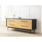 Greenington Santa Cruz 4 Drawer Double Dresser Wheat - Dressers