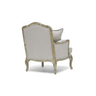 Baxton Studio Constanza Classic Antiqued French Accent Chair - Living Room Furniture