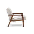 Baxton Studio Baxton Studio Mid-Century Masterpieces Club Chair - White - Living Room Furniture