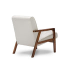 Baxton Studio Baxton Studio Mid-Century Masterpieces Club Chair - White - Living Room Furniture