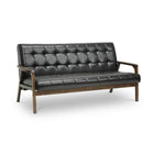Baxton Studio Mid-Century Masterpieces SofaBrown - Living Room Furniture