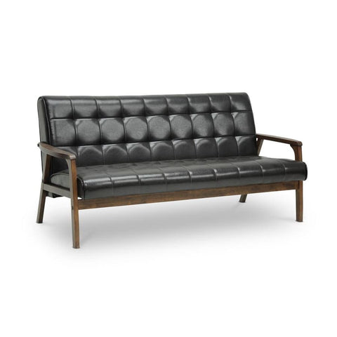 Baxton Studio Mid-Century Masterpieces SofaBrown - Living Room Furniture