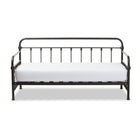 Baxton Studio Elsie Vintage Industrial Black Finished Metal Daybed - Kids Room Furniture