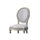 Baxton Studio Clairette Wood Traditional French Accent ChairRound - Dining Room