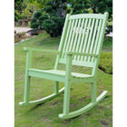International Caravan Acacia Large Rocking Chair - Mint Green - Chairs