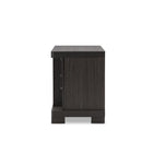 Baxton Studio Viveka 47-Inch Dark Brown Wood TV Cabinet with 2 Doors - Living Room Furniture