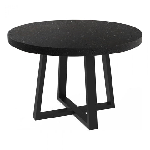 Moes Vault Dining Table Black - Dining Tables