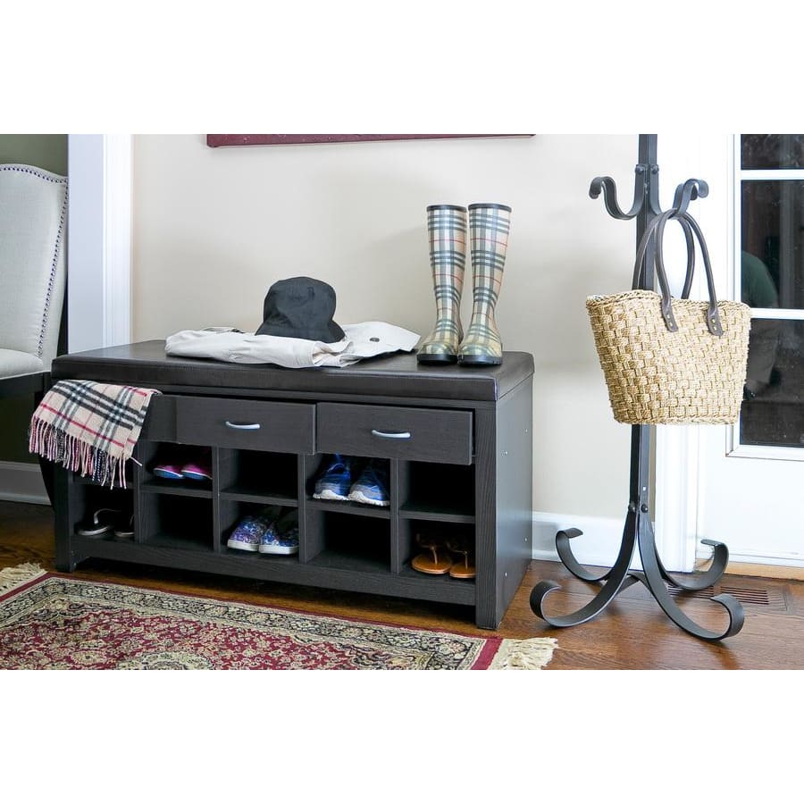 Baxton Studio Espresso Entryway Bench - Entryway Furniture